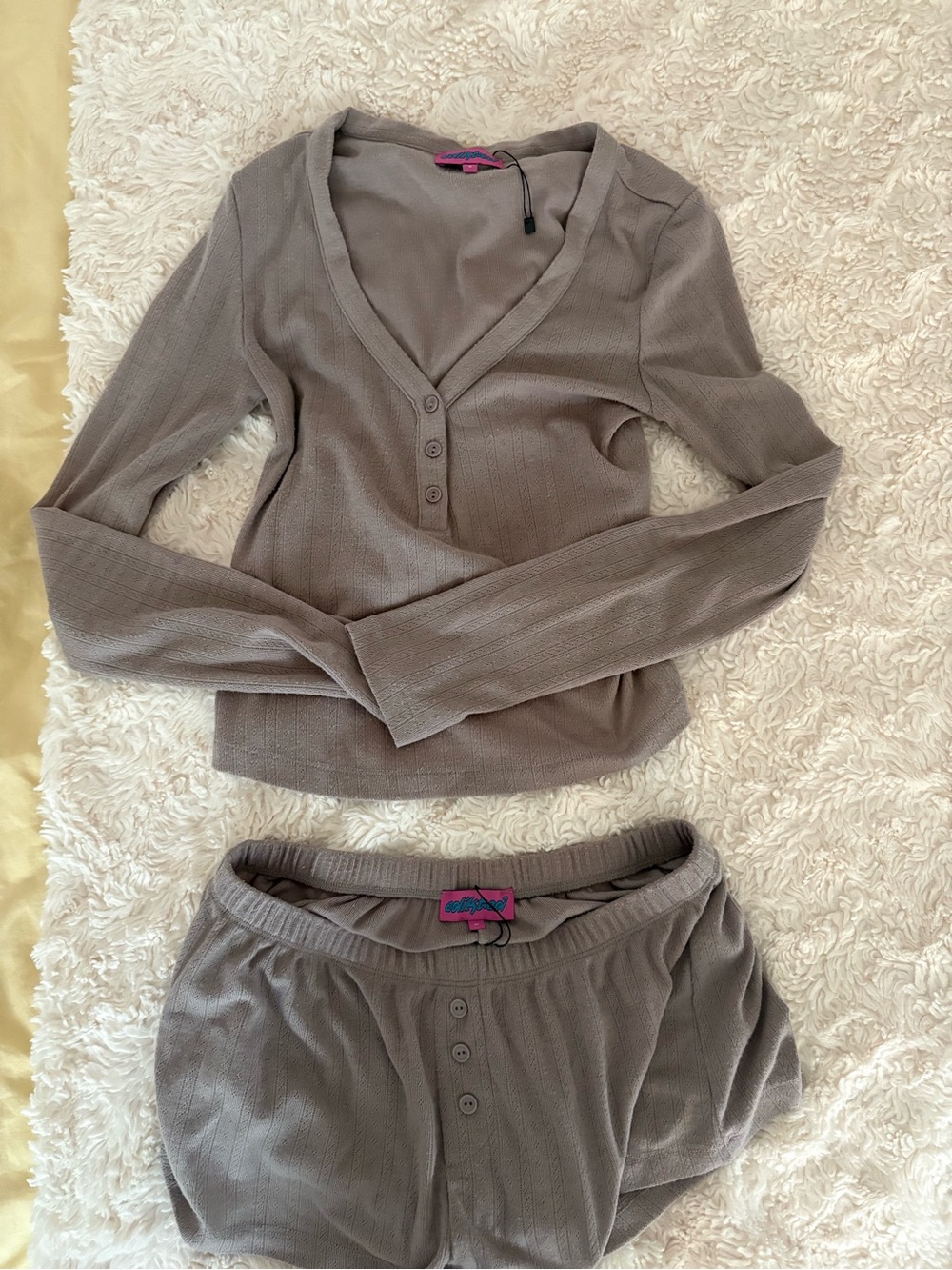 Edikted Keely Pointelle Pj Set